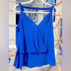 Naked Zebra royal blue top size M